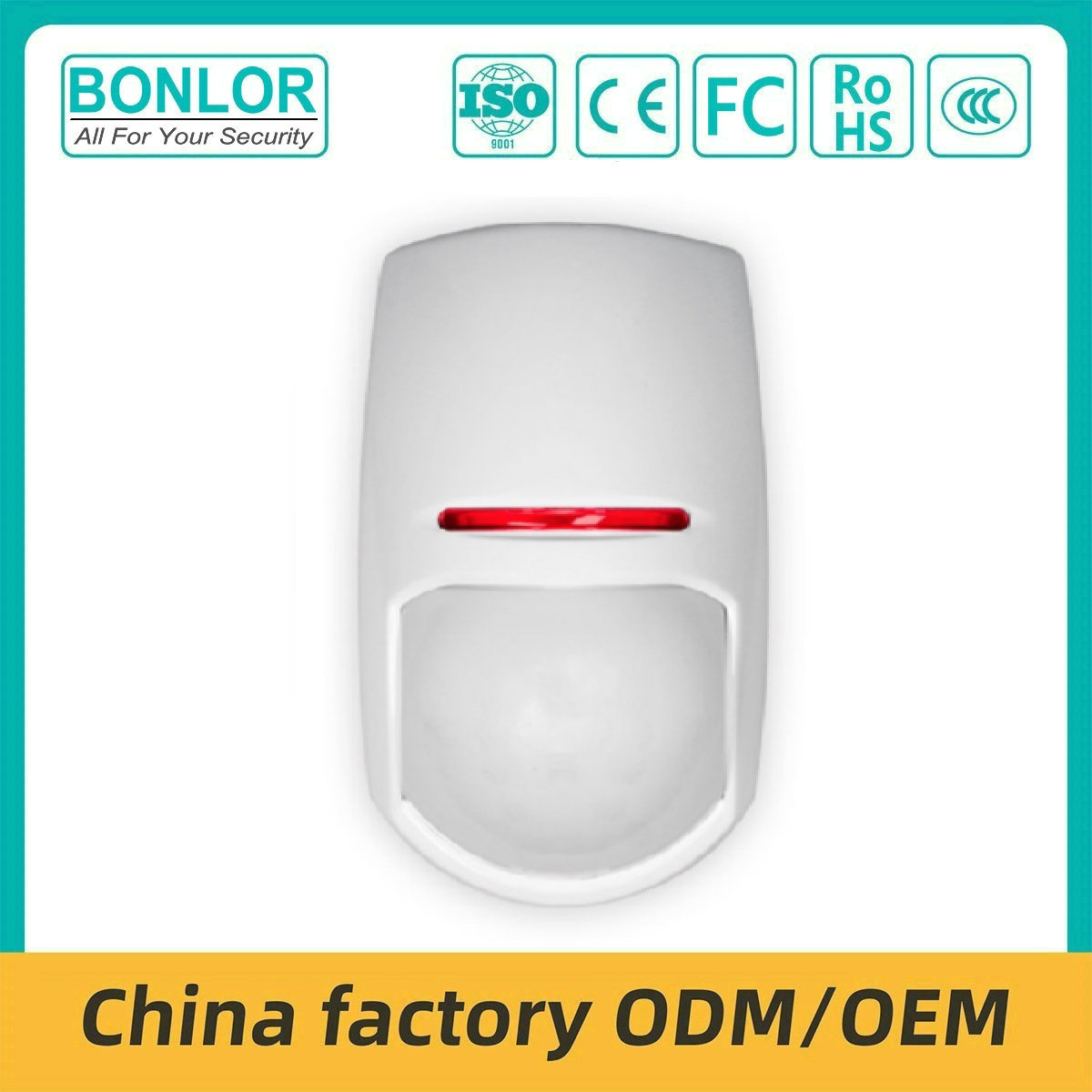 KX15ED Wired Dual Element PIR Infrared Motion Sensor Alarm Mini Sensor De Movimi