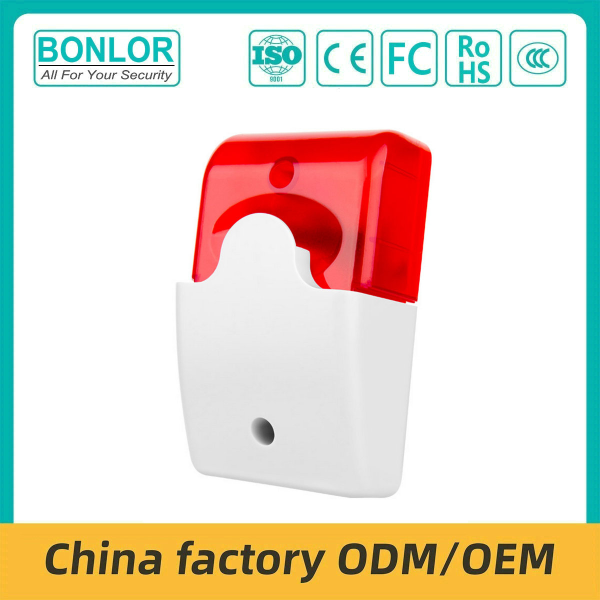 SF-103 Red/Blue Anti Theft Indoor Siren 