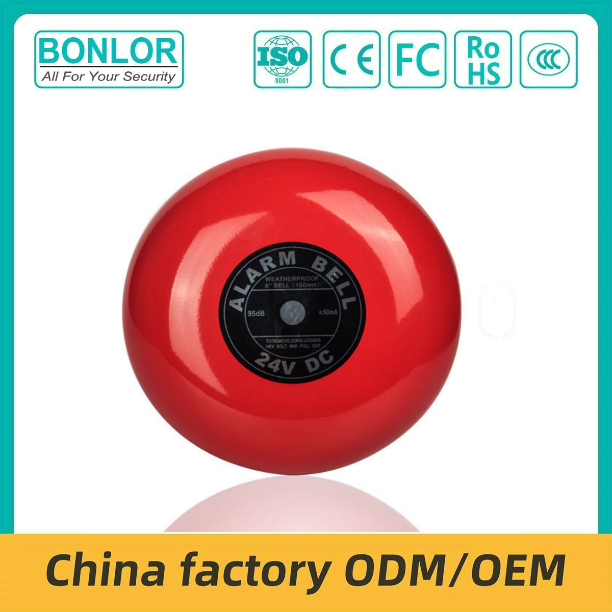 SF-6B-24   6 Inch Alarm Bell Sound Indoo