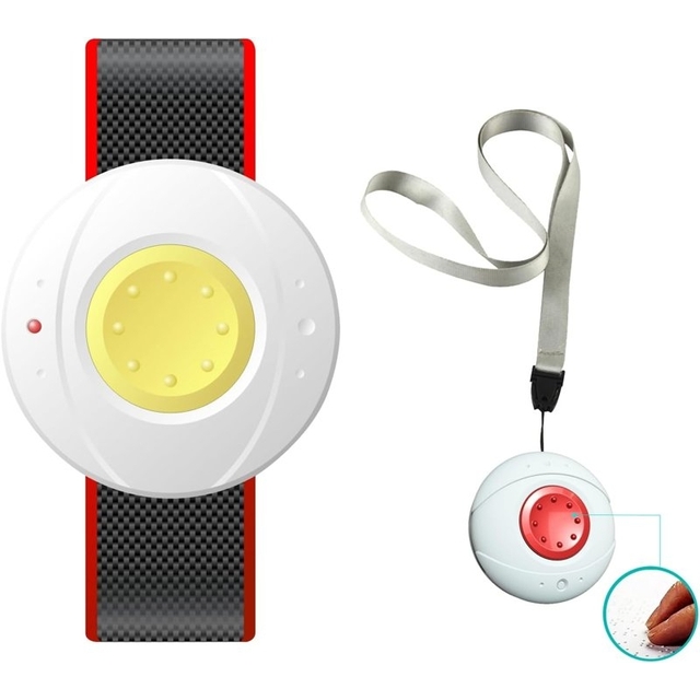 Wireless 433MHz Emergency SOS Wristband Panic Button Personal Alarm Sensor for Personal Use