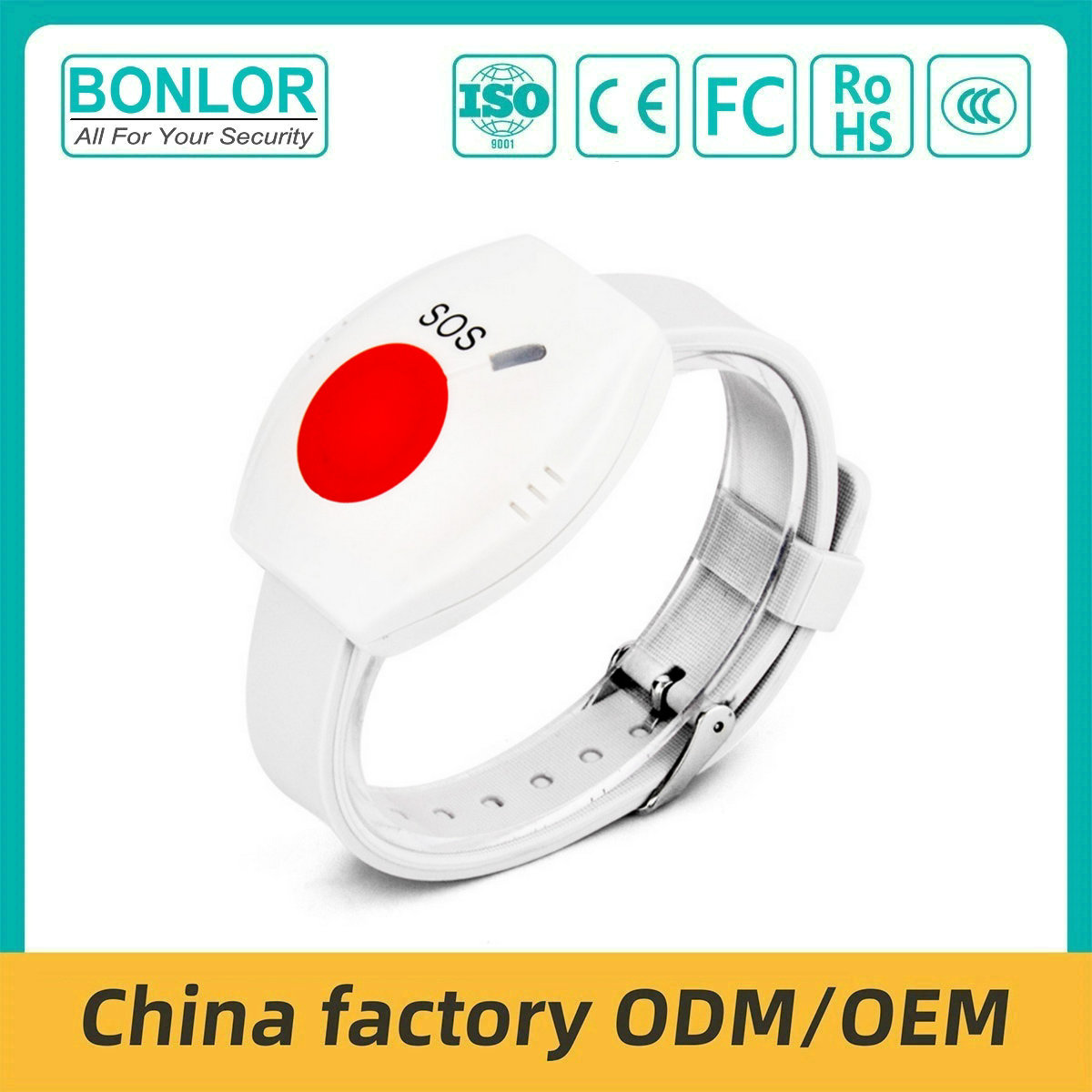 SF-S2  Panic Button RF 433mhz SOS Bracel