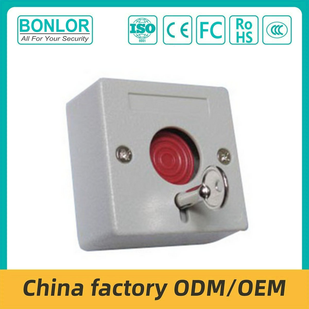 SF-68  Alarm System Key Reset Push Butto