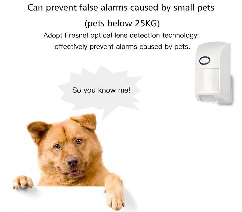 CT60Y Infrared Detector Indoor Anti-Pet Infrared Sensor Alarm Burglar Alarm