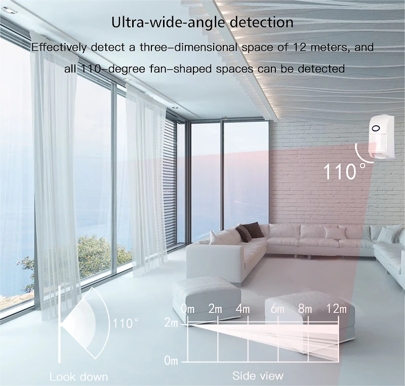 CT60Y Infrared Detector Indoor Anti-Pet Infrared Sensor Alarm Burglar Alarm